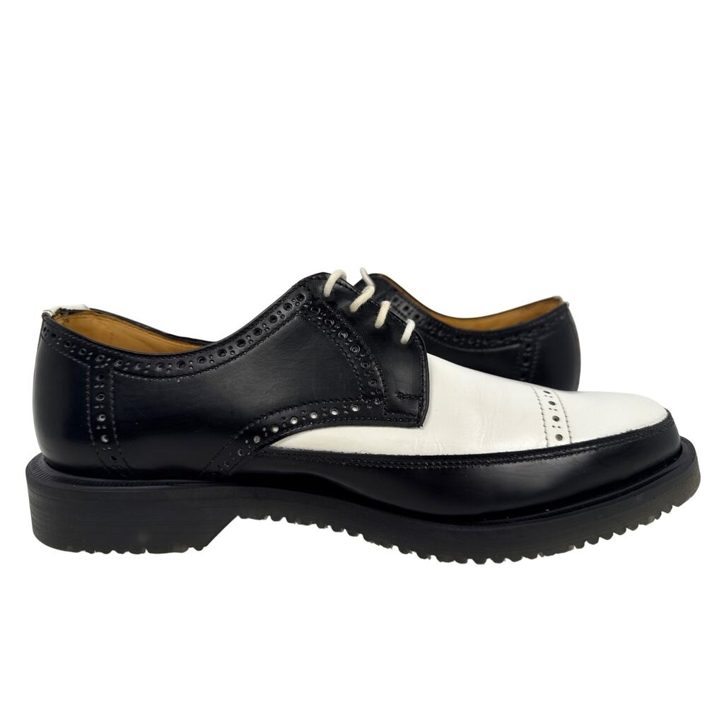 George Cox x Yohji Yamamoto Derby Shoe Womens Spectator Black White Made England - Picture 7 of 16